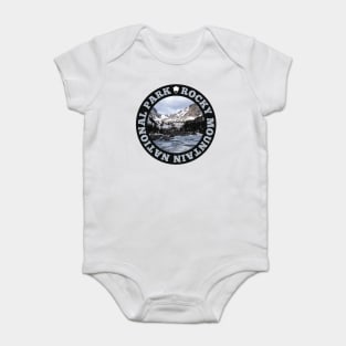 Rocky Mountain National Park circle Baby Bodysuit